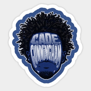 Cade Cunningham Detroit Player Silhouette Sticker